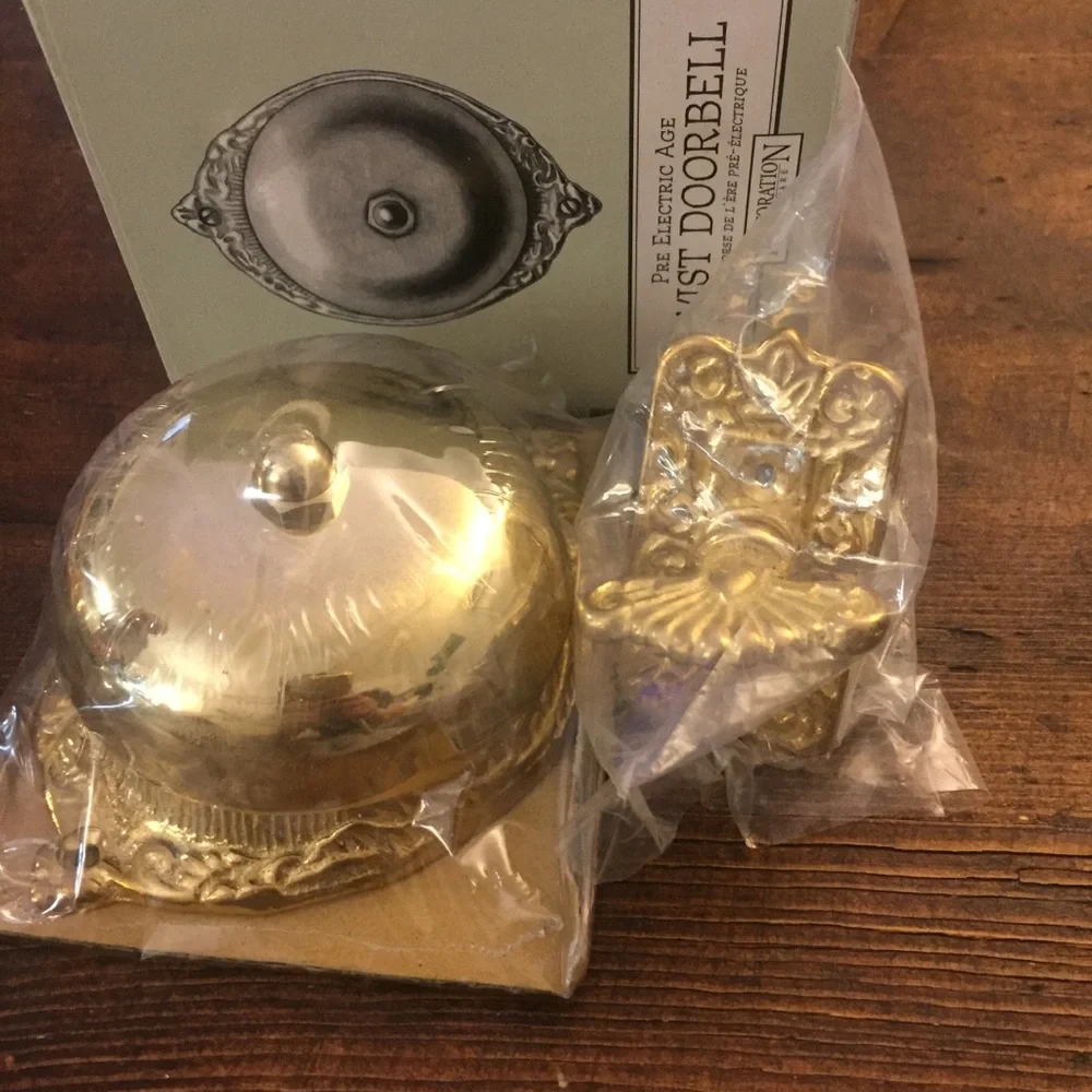 Restoration Hardware RH Twist Doorbell Brass
